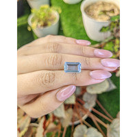 3.38 Ct. Blue Aquamarine from Brazil Life Style