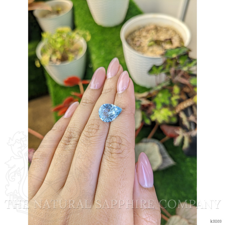 3.81 Ct. Blue Aquamarine from Brazil