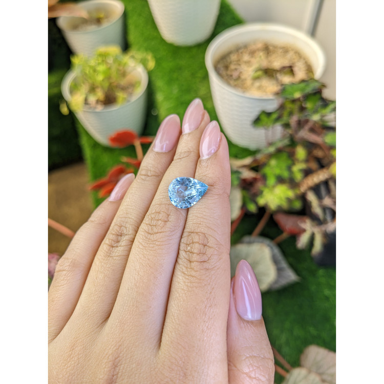 3.81 Ct. Blue Aquamarine from Brazil