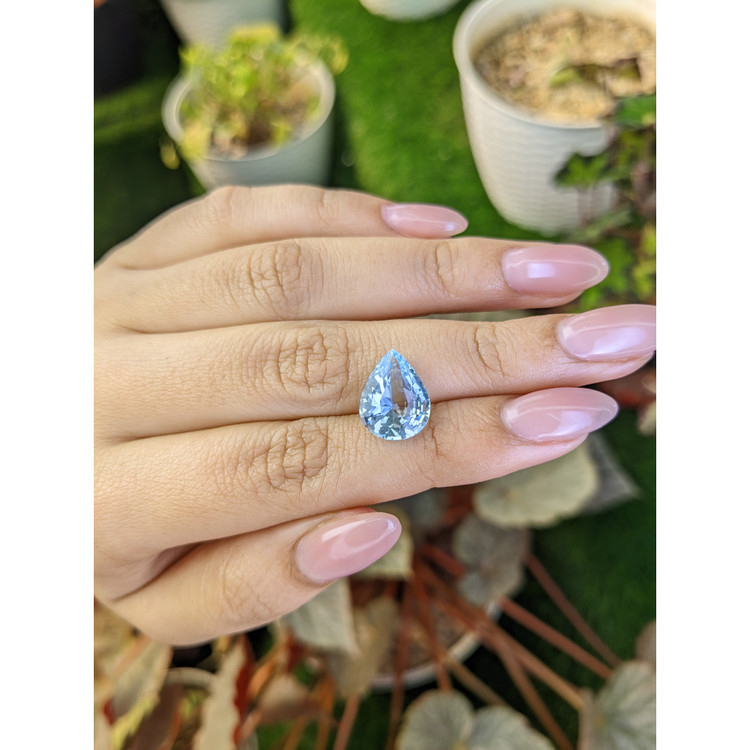 3.81 Ct. Blue Aquamarine from Brazil