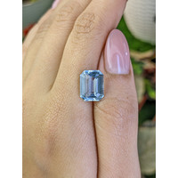 4.00 Ct. Blue Aquamarine from Brazil Life Style