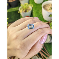 4.00 Ct. Blue Aquamarine from Brazil Life Style