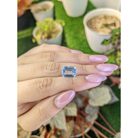 4.00 Ct. Blue Aquamarine from Brazil Life Style