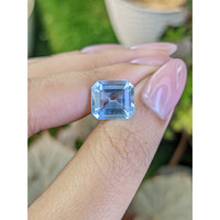4.14 Ct. Blue Aquamarine from Brazil Life Style