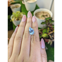 4.76 Ct. Blue Aquamarine from Brazil Life Style