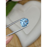 3.86 Ct. Blue Aquamarine from Brazil Life Style