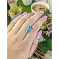 4.04 Ct. Blue Aquamarine from Brazil Life Style