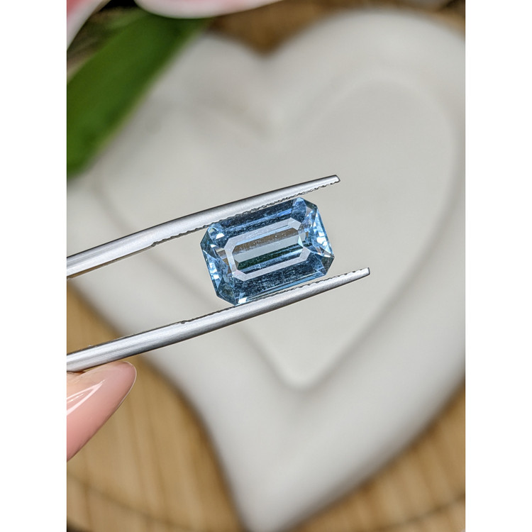4.42 Ct. Blue Aquamarine from Brazil