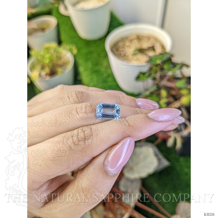 3.64 Ct. Blue Aquamarine from Brazil