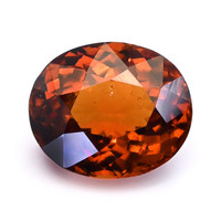 3.29 Ct. Reddish Orange Hessonite Garnet from Madagascar Video