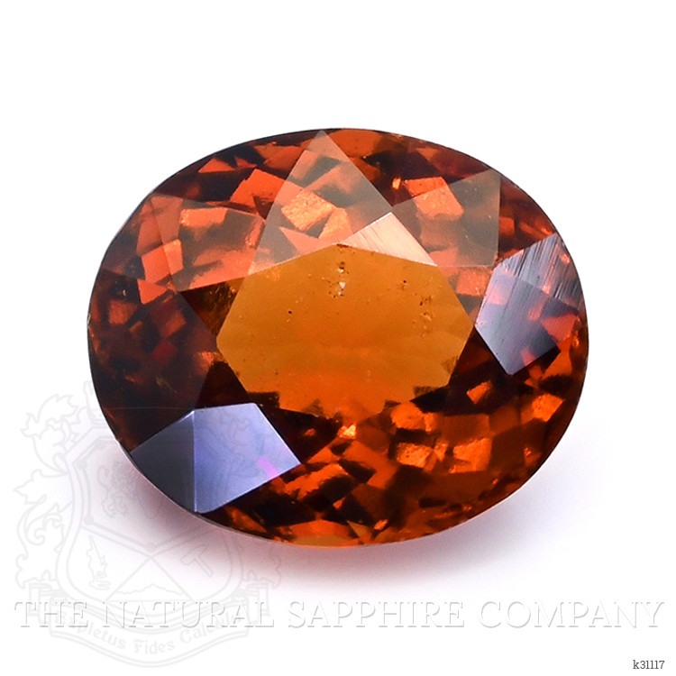 3.29 Ct. Reddish Orange Hessonite Garnet from Madagascar