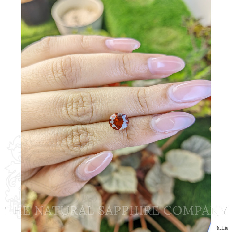 2.57 Ct. Reddish Orange Hessonite Garnet from Madagascar