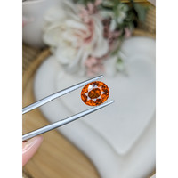 3.77 Ct. Reddish Orange Hessonite Garnet from Madagascar Life Style