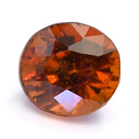 4.63 Ct. Reddish Orange Hessonite Garnet from Madagascar Video