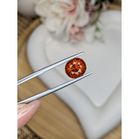 4.63 Ct. Reddish Orange Hessonite Garnet from Madagascar Life Style