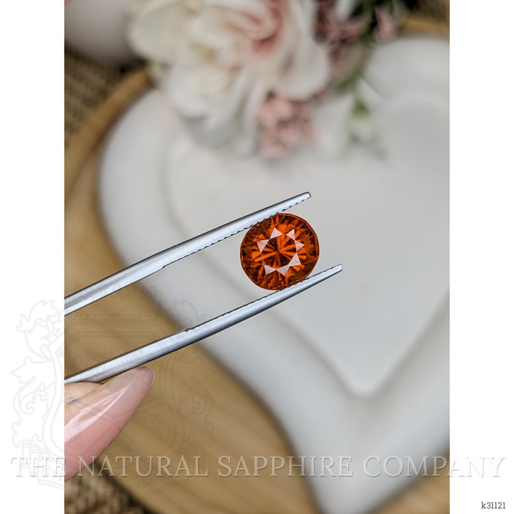 4.63 Ct. Reddish Orange Hessonite Garnet from Madagascar