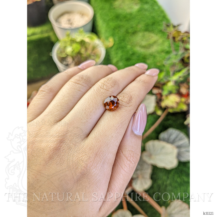 4.63 Ct. Reddish Orange Hessonite Garnet from Madagascar