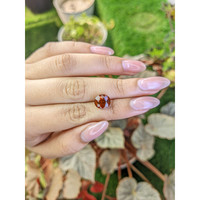 4.63 Ct. Reddish Orange Hessonite Garnet from Madagascar Life Style