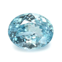 1.19 Ct. Blue Zircon from Ceylon (Sri Lanka) Video