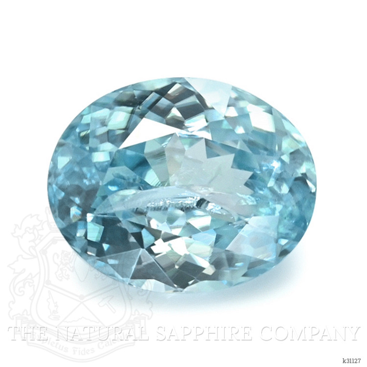 1.19 Ct. Blue Zircon from Ceylon (Sri Lanka)