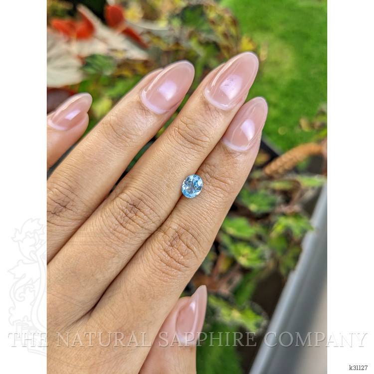 1.19 Ct. Blue Zircon from Ceylon (Sri Lanka)