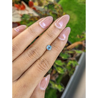 0.93 Ct. Greenish Blue Zircon from Ceylon (Sri Lanka) Life Style