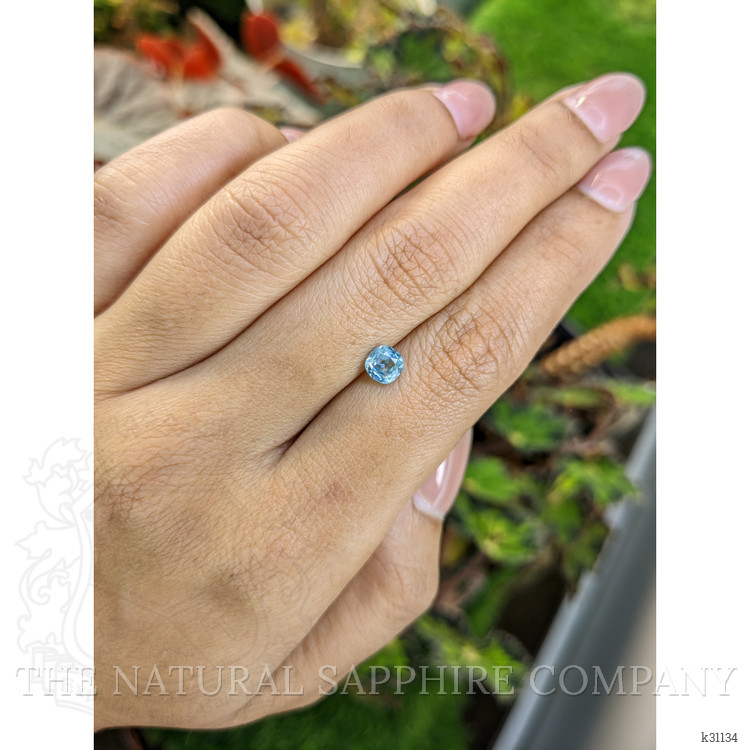 0.93 Ct. Greenish Blue Zircon from Ceylon (Sri Lanka)