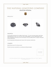 1.19 Ct. Spinel from Burma (Myanmar) Appraisal