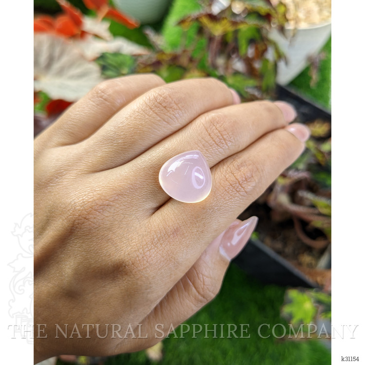 16.20 Ct. Pink Cabochon Rose Quartz from Brazil