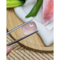 12.70 Ct. Pink Cabochon Rose Quartz from Brazil Life Style