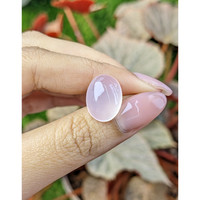 11.03 Ct. Pink Cabochon Rose Quartz from Brazil Life Style