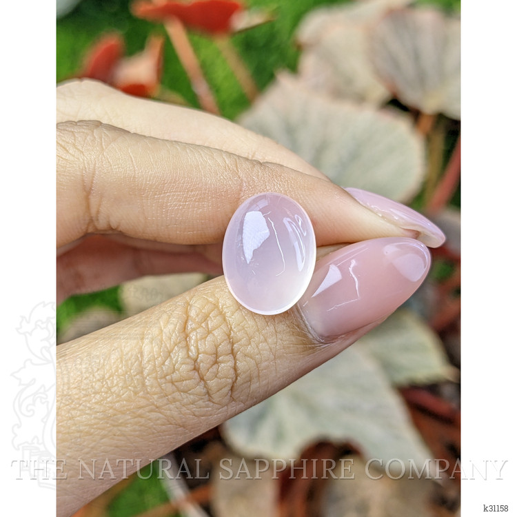 11.03 Ct. Pink Cabochon Rose Quartz from Brazil