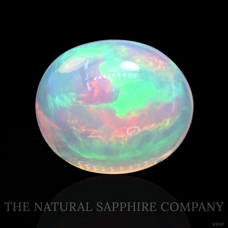 1.77 Ct. Multi Color Cabochon Fire Opal (Flame Opal) from Ethiopia