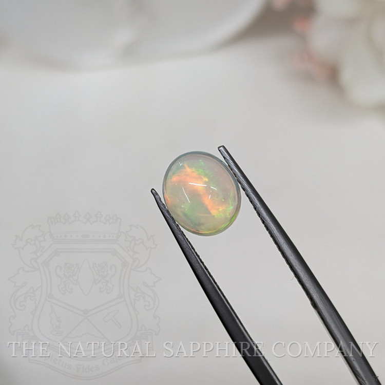 1.77 Ct. Multi Color Cabochon Fire Opal (Flame Opal) from Ethiopia