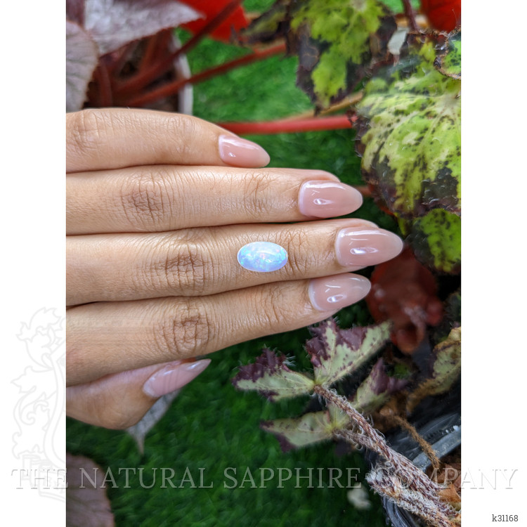 2.55 Ct. Multi Color Cabochon Fire Opal (Flame Opal) from Ethiopia