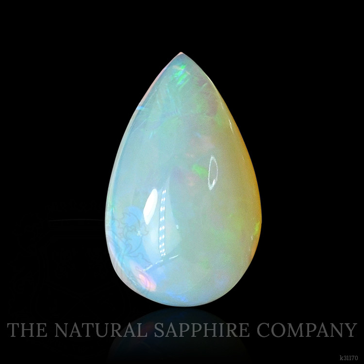 3.59 Ct. Multi Color Cabochon Fire Opal (Flame Opal) from Ethiopia