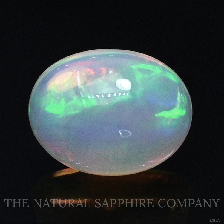 1.91 Ct. Multi Color Cabochon Fire Opal (Flame Opal) from Ethiopia
