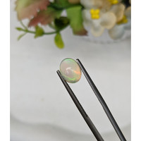 1.91 Ct. Multi Color Cabochon Fire Opal (Flame Opal) from Ethiopia Life Style