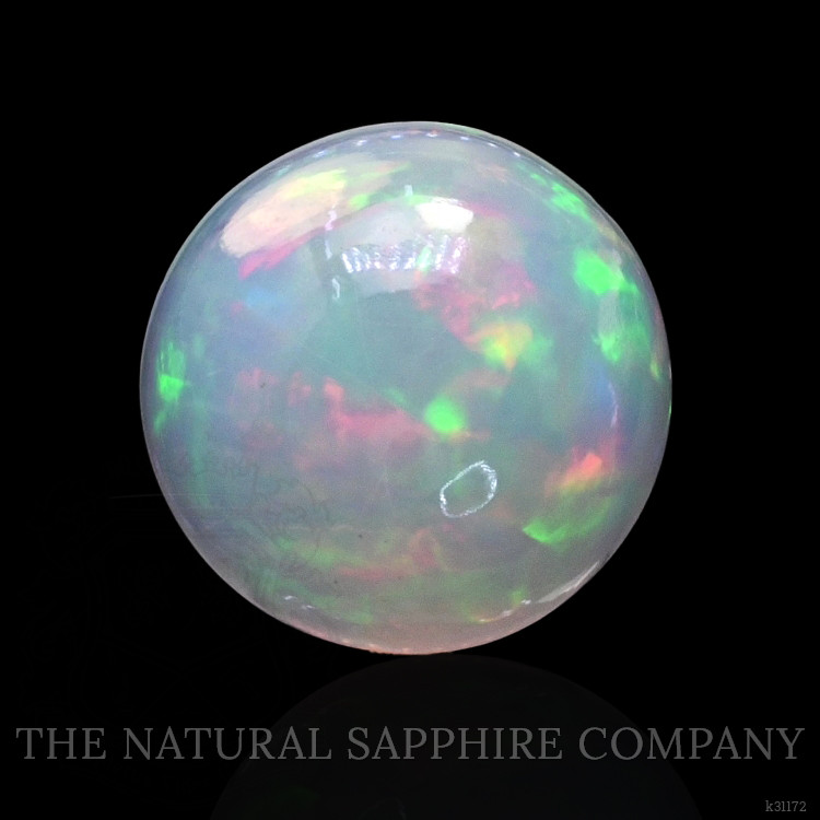 2.87 Ct. Multi Color Cabochon Fire Opal (Flame Opal) from Ethiopia