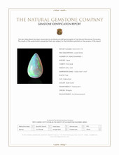 2.34 Ct. Multi Color Cabochon Fire Opal (Flame Opal) from Ethiopia Scan Report