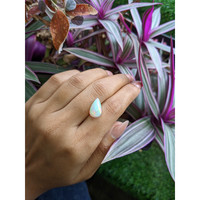 2.34 Ct. Multi Color Cabochon Fire Opal (Flame Opal) from Ethiopia Life Style