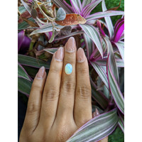 2.51 Ct. Multi Color Cabochon Fire Opal (Flame Opal) from Ethiopia Life Style