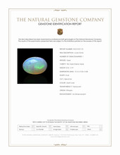 3.19 Ct. Multi Color Cabochon Fire Opal (Flame Opal) from Ethiopia Scan Report