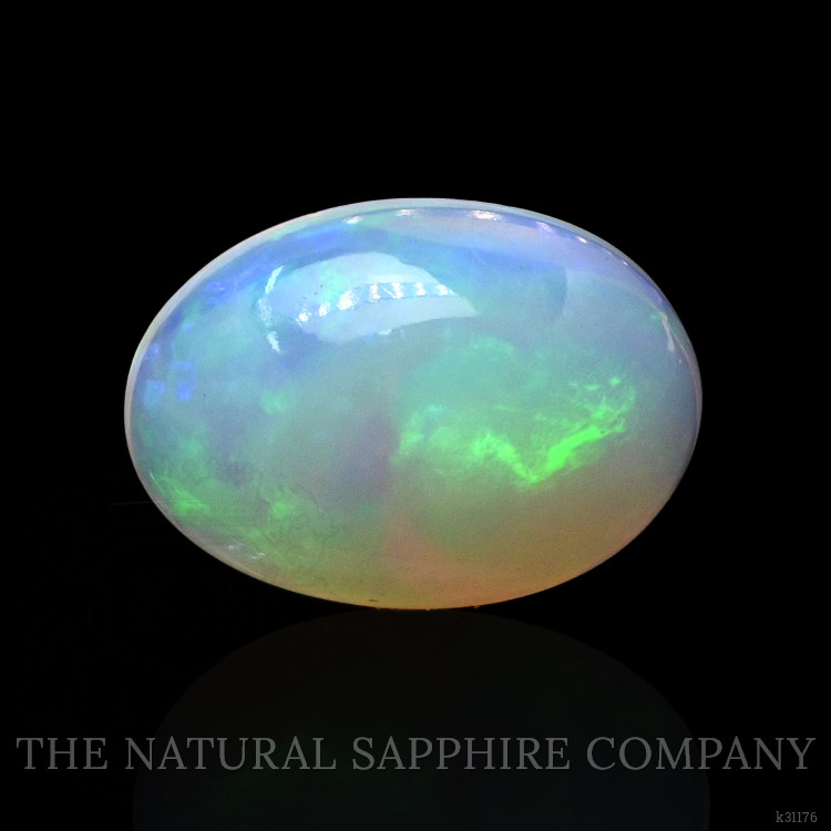 3.19 Ct. Multi Color Cabochon Fire Opal (Flame Opal) from Ethiopia