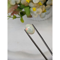 3.19 Ct. Multi Color Cabochon Fire Opal (Flame Opal) from Ethiopia Life Style