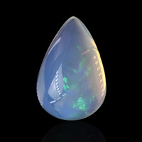 3.37 Ct. Multi Color Cabochon Fire Opal (Flame Opal) from Ethiopia Video
