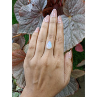 3.37 Ct. Multi Color Cabochon Fire Opal (Flame Opal) from Ethiopia Life Style