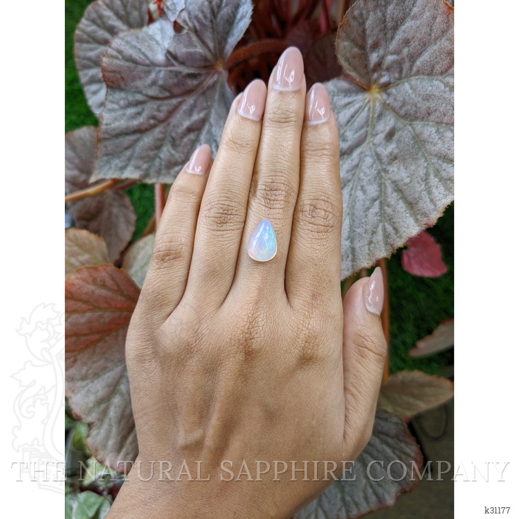 3.37 Ct. Multi Color Cabochon Fire Opal (Flame Opal) from Ethiopia