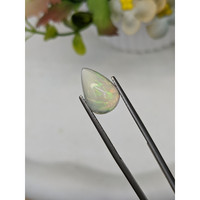 3.37 Ct. Multi Color Cabochon Fire Opal (Flame Opal) from Ethiopia Life Style