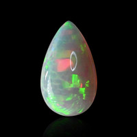 2.50 Ct. Multi Color Cabochon Fire Opal (Flame Opal) from Ethiopia Video